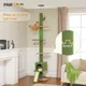 Adjustable 210-274CM Floor to Ceiling Cat Tree Tower 5 Tiers Climbing Tree for Indoor Cats with