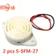 2pcs/Lot SFM-27 Active Buzzer High-Decibel 3-24V 12V 95DB Electronic Buzzer Beep Alarm Intermittent