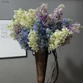 SunMade High-end Real Touch Dreamy lilla Branch fiori finti Home Decor tavolo da pranzo decorazione