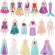 Daily Fashion Dress For 1/8 Doll Outfit Party Princess Skirt Cute Clothes For Barbi Doll Accessories