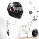 Motorcycle Helmet Rack 180° Rotating Wall Mounted Helmet Rack with Double Hook Bicycle Helmet Rack