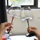 550ml Black Red Wine Glasses Home Nordic Creative Light Luxury Lead-Free Crystal Glass Cup Tumbler