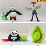 McDonaldsa MC figura Kung Fu bambola Panda gru Po Monkey Master Mantis ornamento accessori bambini