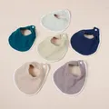 6Piece Set Hot Sale Double Layer Baby Bib Cotton Muslin Polyester Dorp Shape Towel With Button For