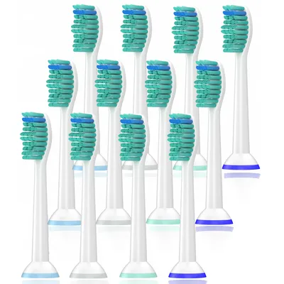 Replacement Toothbrush Heads Compatible with Philips Sonicare Electric Toothbrushes HX6530 HX9340