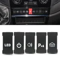 1Pc LED rosso anteriore fendinebbia posteriore accensione/spegnimento sensore radar di parcheggio pulsante interruttore garage con cavo per accessori auto Iveco