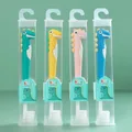 1pc Children Soft-bristled Toothbrush 2-12 Years Old Cartoon Dinosaur Soft Bristle Kids Oral Health