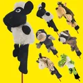 New All Kinds Of Animals Golf Head Covers Fit Up To Fairway Woods Men Golf Club Cover Mascot Novelty