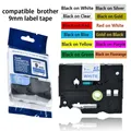 9mm Multicolor Laminated Label Tape label ribbon tze tape for Brother p-touch printers as Tze-221