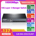 TP-Link 10gbps Switch Sfp+ All 8*10000mbps 3-layer Manager Network TL-ST5008F Internet Hub Switches