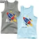 Summer Kids Rocket Tank Top School Children Sleeveless T Shirt New Kids Cotton Sport Vest