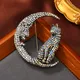 Muylinda Big Cat Brooch Jewelry Moon And Cats Banquet Clothes Pin Accessories Rhinestone Luxury Pins