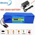 48v Lithium ion Battery 48V 20Ah 1000W 13S3P Li-ion Battery Pack For 54.6v E-bike Electric Bicycle