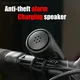 Anti-theft Bicycle Horn Motorcycle Electric Bell Horn 4 Modes USB Rechargeable Mountain Road Cycling