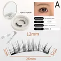 3D Natural Magnetic Eyelashes With 4 Magnetic Lashes Reusable Magnetic False Eyelashes Portable