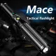 Tactical LED Flashlight Waterproof Self Defense Light USB Rechargeable Baseball Bat Flashlight