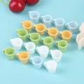 4Pcs/Set Doll House Candy Color Mini Mug Japanese Water Cup Scene Props