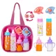 Disappearing Doll Feeding Set Baby Care Doll Feeding Toy Stroller 2pcs Milk And Juice Bottles With