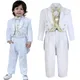 Baptism Outfit for Boys Kids Tuxedo Baby Christening Suit Toddler Wedding Ceremony Blessing Clothes