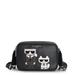 Karl Lagerfeld Maybelle Karl And Choupette Crossbody - Black - Karl Lagerfeld Shoulder Bags