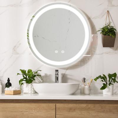 LED-Badspiegel Maratea Ø50cm Silber [ Pro.tec Image