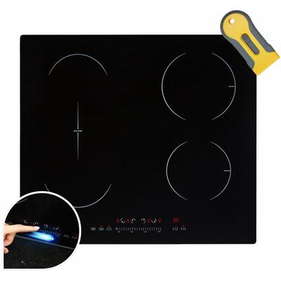 Arebos - Induktionskochfeld Glaskeramik Kochfeld Kochplatten Autark 7200 w 4 Zonen Image