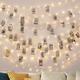 Photo Clip Light 50 Colorful LED Night Light Decoration for Dorm Party Light Hall Bedroom Atmosphere Light Party Wedding Decoration Light Configuration 50 Clips 1 Set