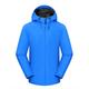 Men's Hiking Softshell Jacket Waterproof Hiking Jacket Rain Jacket Fleece Outdoor Thermal Warm Fleece Lining Breathable Quick Dry Outerwear Jacket Raincoat Black Red Sky Blue Dark Blue