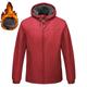 Men's Hiking Softshell Jacket Waterproof Hiking Jacket Rain Jacket Fleece Outdoor Thermal Warm Fleece Lining Breathable Quick Dry Outerwear Jacket Raincoat Black Red Sky Blue Dark Blue