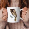 3D Print Kittens Hole In A Wall Mug, Ceramic Coffee Cat Mug 3D Novelty Cat Mugs Cat Lovers Coffee Mug Cat Club Cup White Ceramic Mug Gifts For Men Women