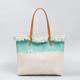 Women's Tote Shoulder Bag Straw Bag Canvas Daily Holiday Beach Embroidery Large Capacity Lightweight Solid Color Letter Light blue embroidered letters Sky blue embroidered letters Brown