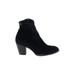 Paul Green Boots: Black Solid Shoes - Women's Size 5 - Almond Toe