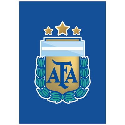 Argentinien-Wappen, dunkelblauer Hintergrunddruck – ungerahmt, A3 Image