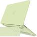 IBENZER New 2022 2021 MacBook Air 13 inch Case M1 A2337 A2179 A1932 Plastic Hard Shell Case with Keyboard Cover for Apple Mac Air 13 with Touch ID (2018-2022) Wasabi W-AT13-WSB+1