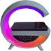 Led Wireless Charging Speaker 6 In 1 Music Ringtone Wireless Charging Seven Color Selections Clock Alarm Clock FM Radio
