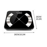 Hesxuno Digital Weight Scale Smart and Accurate Bathroom Scale with Clear LED Display Bluetooth Scale Supports Mobile App Maximum Load Capacity 180kg