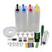 WINDLAND Continuous Ink Supply System for Inkjet Printer Universal Colors Refill DIY Kits