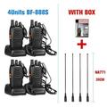 Minority 4 Units Baofeng Two Way Radio BF 888S 6km Walkie Talkie Portable CB Ham Radio Handheld HF Transceiver Wireless Intercom BF888S