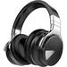 Pre-Owned Silensys E7 Active Noise Cancelling Headphones Bluetooth Wireless - Black (Fair)