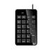 WINDLAND 23-Key Numeric Keypad USB Wired Numpad Mini Number Keyboard for Laptop Accounting Teller Waterproof Portable