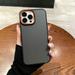 Ultra-Thin Matte Case for iPhone 14 Carbon Fiber Texture Bumper Shockproof Drop Protection Hybrid Lens Protection Phone Cover Slim Lightweight Frosted Case for iPhone 14 Orange