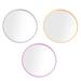 24 Pcs Mirrors Travel Vanity Round Makeup Glass Compact Mini Cartoon Miss