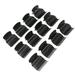 Hair Rollers Clips 12pcs Hot Roller Clips Protect Hair Heat Insulation Fashionable Hair Roller Clips for Women Girls