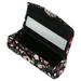 Embroidered Lipstick Box Purses Travel Vanity Mirror Flower Printed Organizers Makeup Woman Case For Leather Wallet