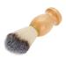 Dekaim Shaving Brush Portable Men Soft Synthetic Hair Wood Handle Beard Shaving Brush Barber Salon Tool
