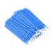 100pcs Disposable Micro Applicator Eyelash Extension Cotton Swab Eyelash Micro Brush Wands Makeup Tools (Blue Brush Diameter 2mm)