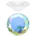 2 Pcs Decor Treasure Gemstones Nail Crystal Props Manicure Photo Decorations Glass