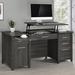 A&J Homes Studio 59.6" W Rectangle Writing Desk w/ Lift Top Wood in Black | 59.6 W x 23.9 D in | Wayfair C-80WF1576