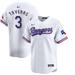 Leody Taveras Men's Nike White Texas Rangers Home Limited Custom Jersey