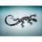 Csparkv - Autocollant Sticker Salamandre lezard Gecko Noir Voiture Moto macbook Tribal Tuning